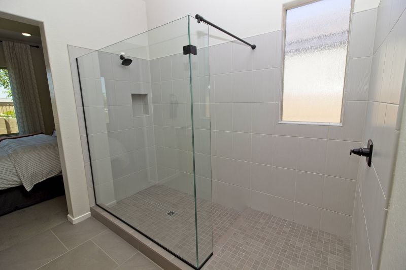 Tile Shower with Bench